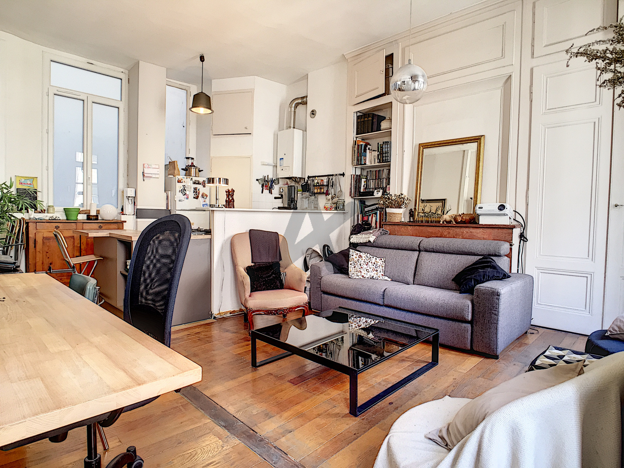 vente LYON 7 Guillotière Appartement 2 pièces avec alcôve